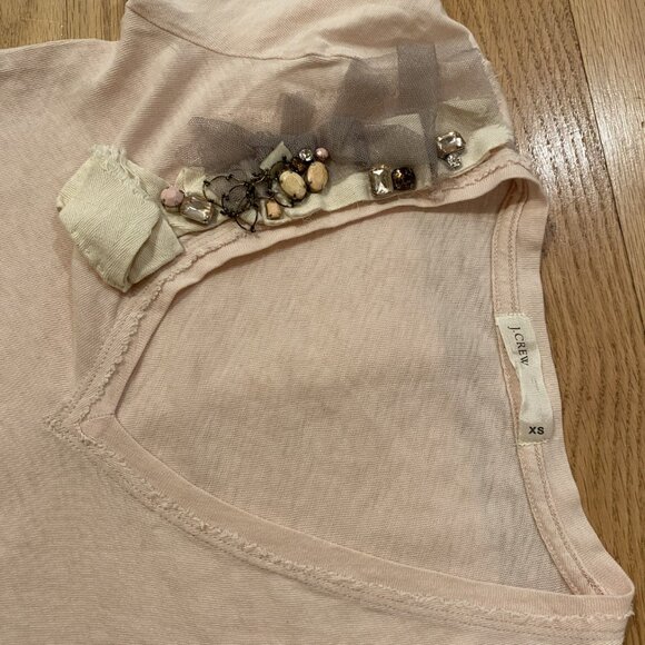 J Crew Jewel-Embellished top - Picture 2 of 4